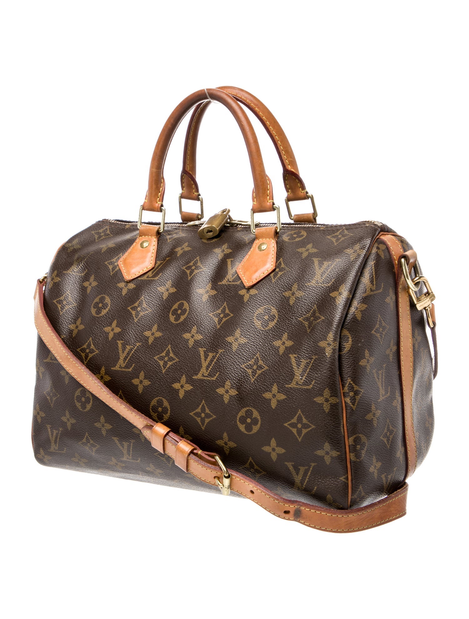 Louis Vuitton LV Monogram Speedy Bandouliere